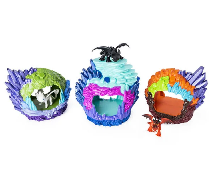 Фигурки Spin Master Dragons Дракон в пещере с УФ-подсветкой купить,NaN