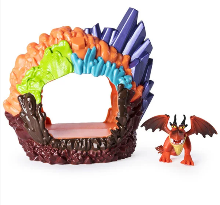 Фигурки Spin Master Dragons Дракон в пещере с УФ-подсветкой купить,NaN
