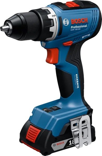 Аккумуляторная дрель-шуруповёрт Bosch GSR 18V-65 Professional, 06019N3000