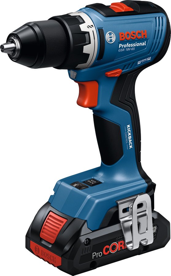 Аккумуляторная дрель-шуруповёрт Bosch GSR 18V-65 Professional, 06019N3000 купить,131810