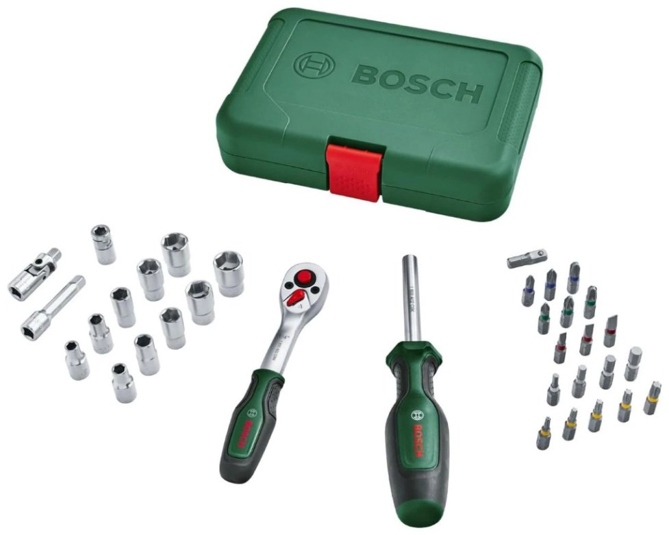 Набор инструментов и оснастки универсальный 34 в 1 Bosch 1600A02BY1 купить,21050