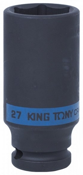 KING TONY торцевая головка ударная глубокая 1/2 443527M 1 шт