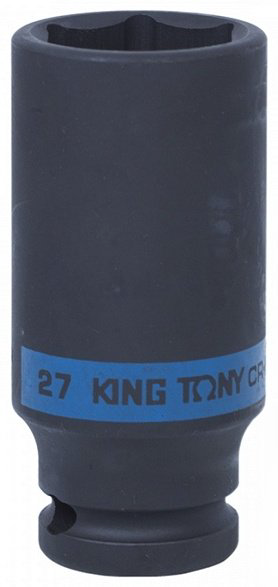 KING TONY торцевая головка ударная глубокая 1/2 443527M 1 шт