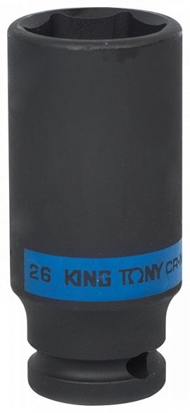 KING TONY торцевая головка ударная глубокая 1/2 443526M 1 шт