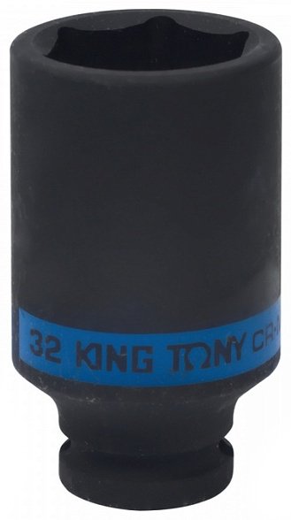 KING TONY торцевая головка ударная глубокая 1/2 443532M 1 шт