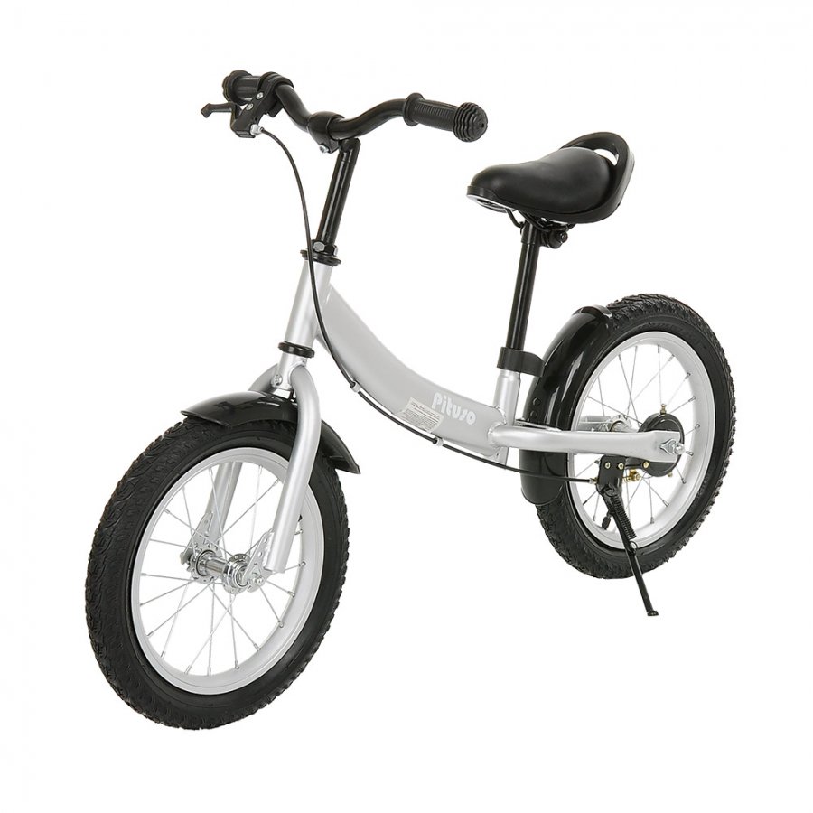  Беговел Pituso Pulsar AIR 14" серебристый  купить,NaN