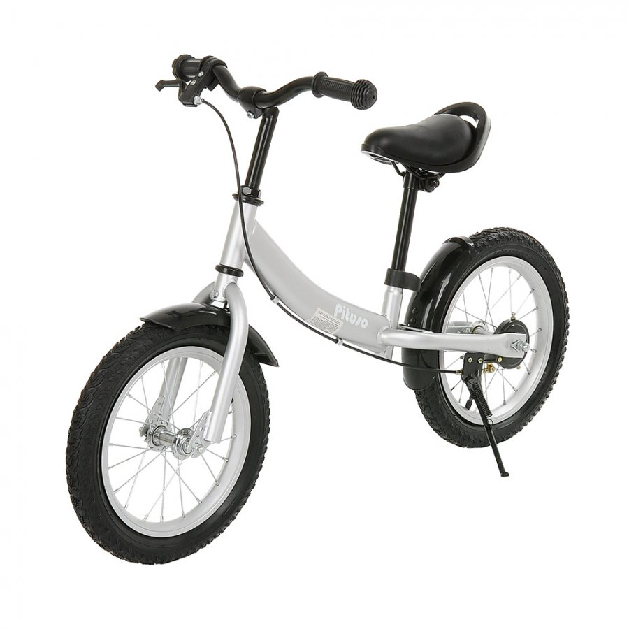  Беговел Pituso Pulsar AIR 14" серебристый  купить,NaN