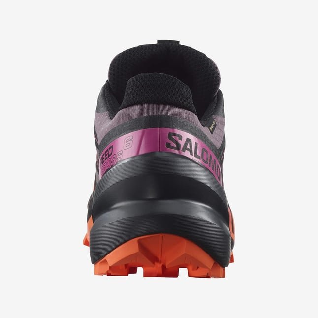 Треккинговые кроссовки Salomon фиолетовый, черный купить,NaN