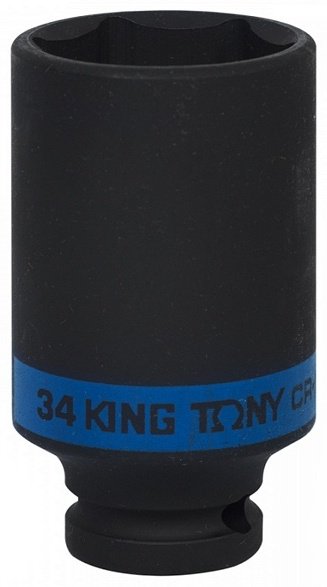 KING TONY торцевая головка ударная глубокая 1/2 443534M 1 шт