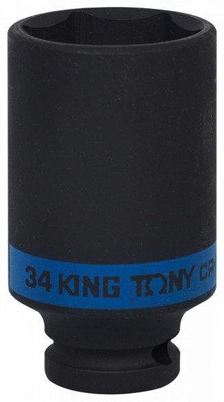 KING TONY торцевая головка ударная глубокая 1/2 443534M 1 шт