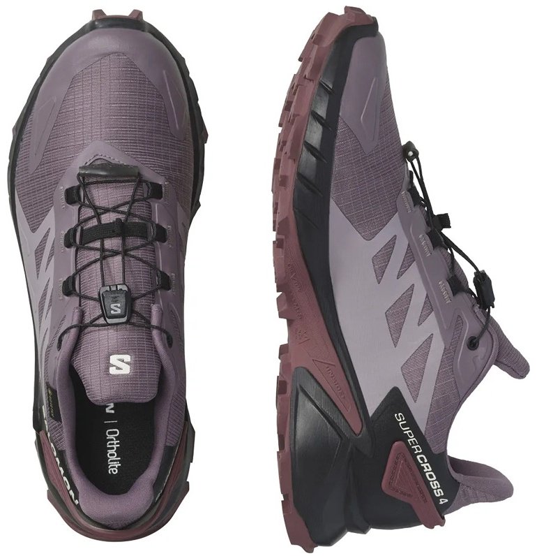 Треккинговые кроссовки Salomon фиолетовый купить,NaN