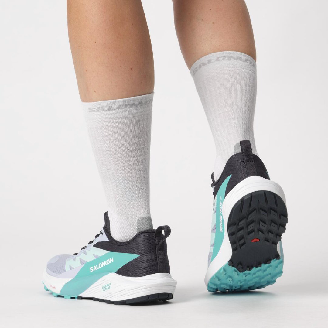 Треккинговые кроссовки Salomon light blue 35 купить,NaN