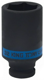 KING TONY торцевая головка ударная глубокая 1/2 443532M 1 шт