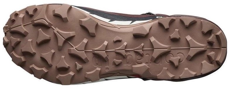 Треккинговые ботинки Salomon бордовый купить,NaN