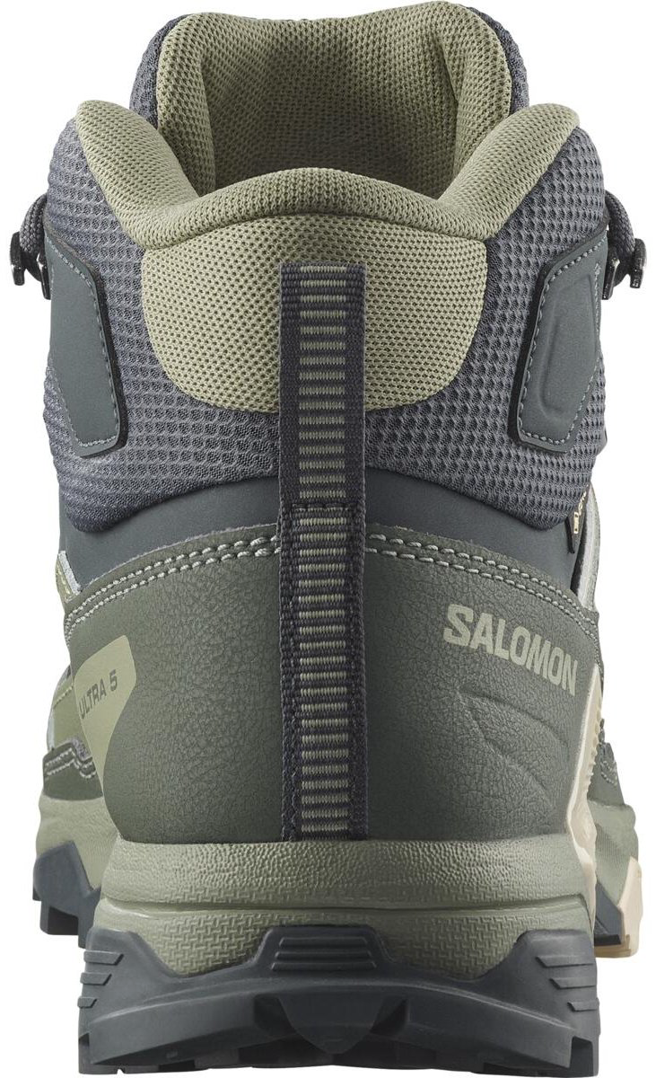 Треккинговые ботинки Salomon зеленый, черный купить,NaN