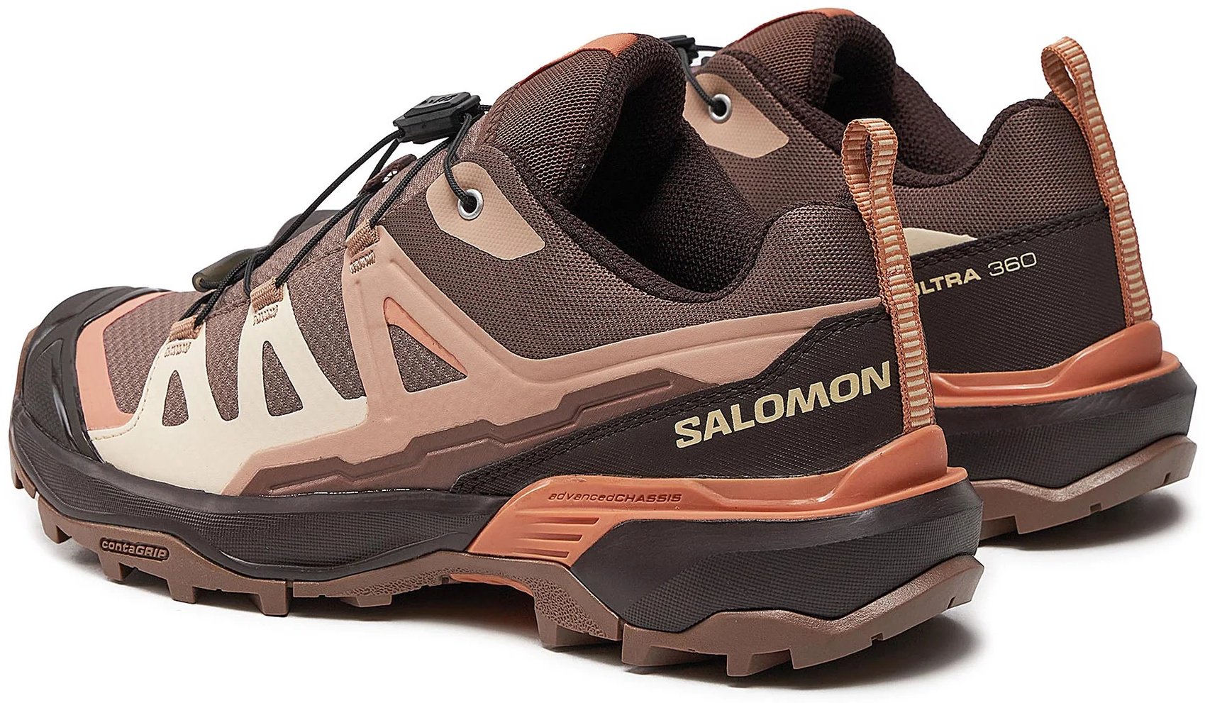 Треккинговые кроссовки Salomon бордовый купить,NaN