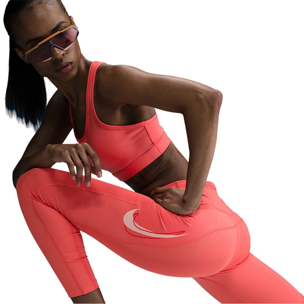 Лосины Nike розовый