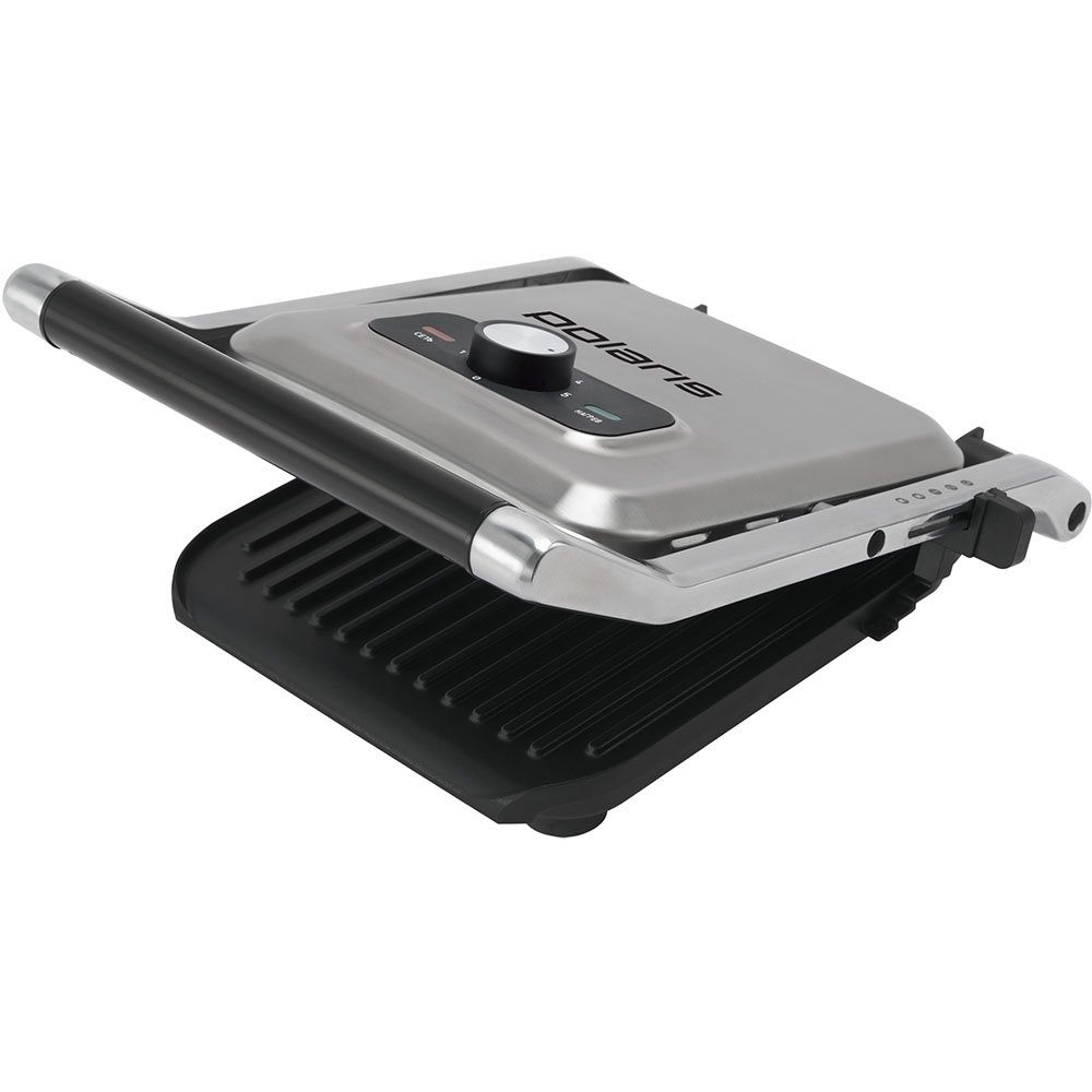 Гриль Polaris PGP 1202 черно-серебристый