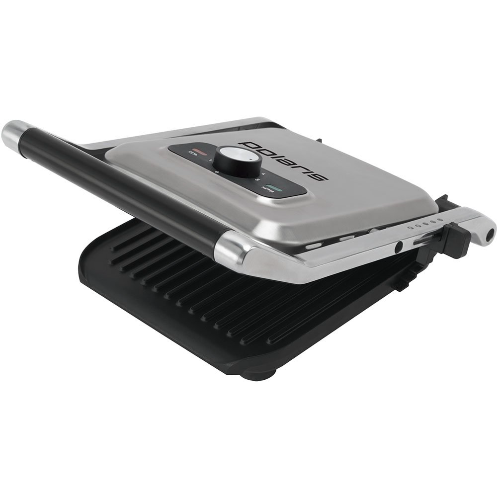 Гриль Polaris PGP 1202 черно-серебристый купить,NaN