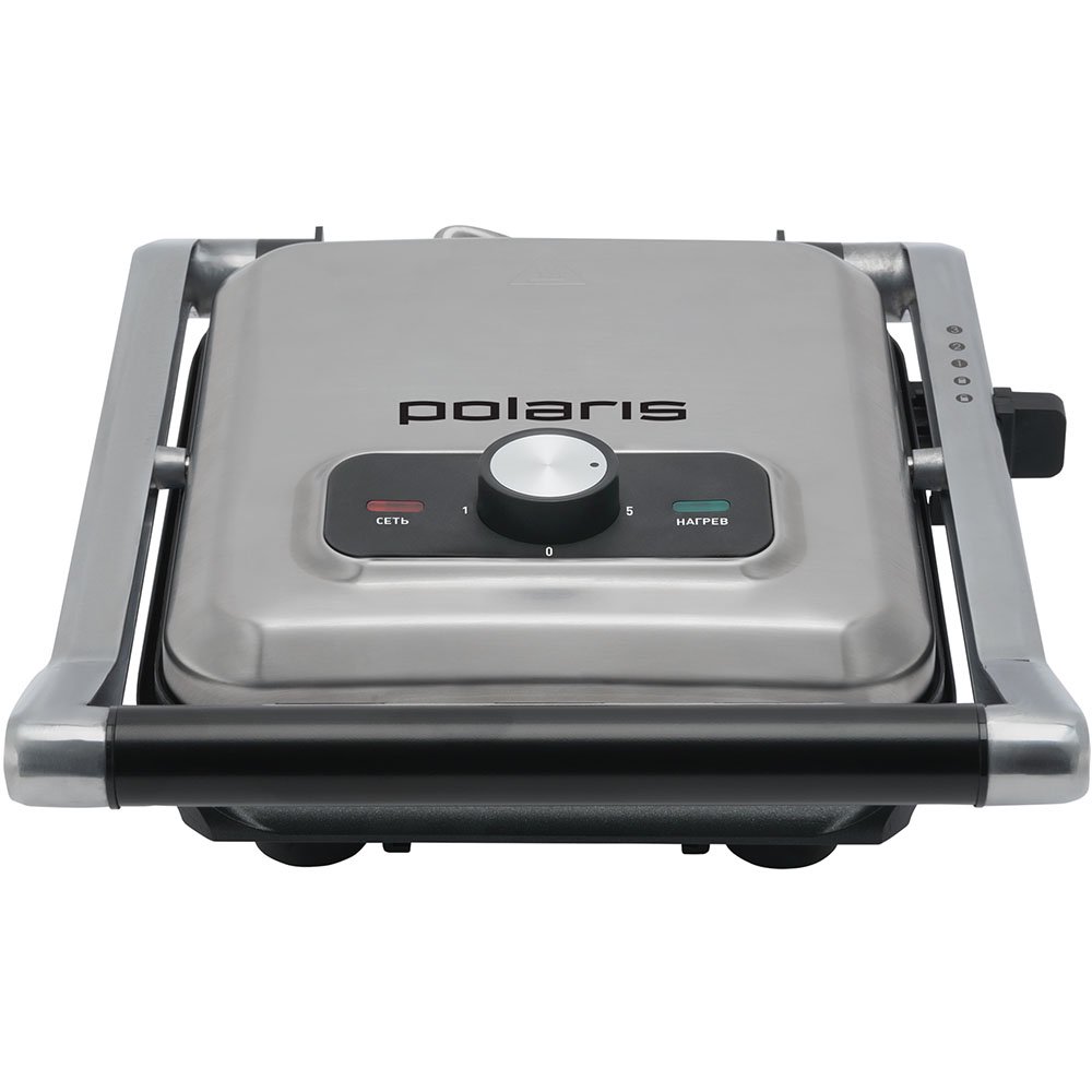 Гриль Polaris PGP 1202 черно-серебристый