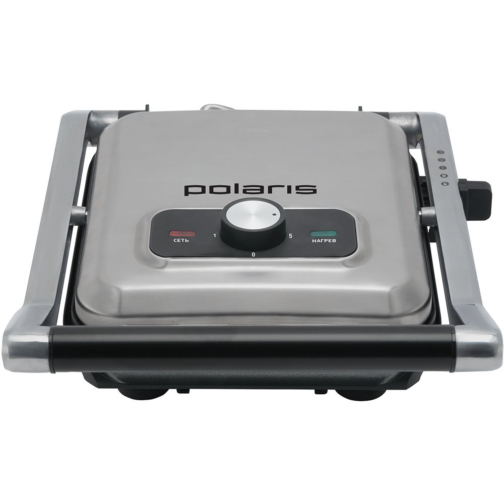Гриль Polaris PGP 1202 черно-серебристый купить,NaN