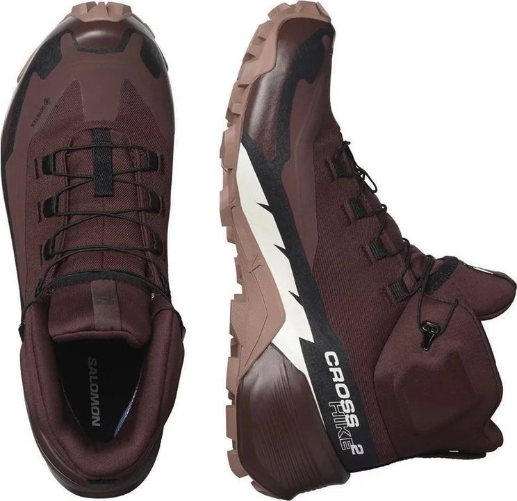 Треккинговые ботинки Salomon 470608 бордовый купить,NaN