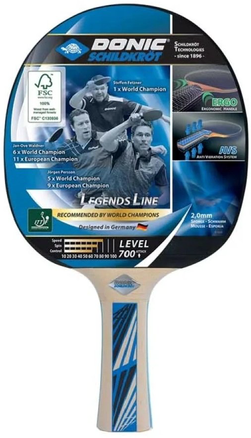 Ракетка для настольного тенниса Donic Schildkrot Legends 700 734417 купить,NaN