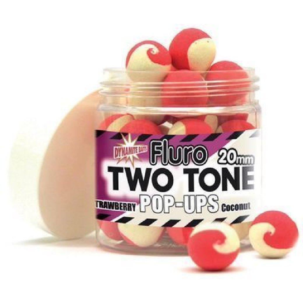 Бойлы Dynamite Baits Two Tone 20мм Strawberry&Coconut Cream   купить,NaN