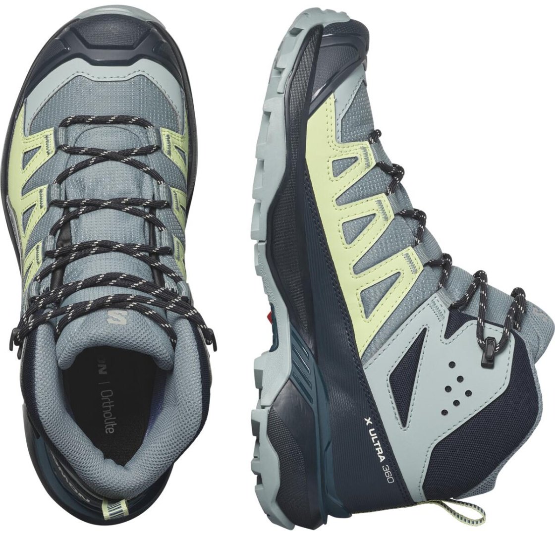Треккинговые ботинки Salomon зеленый купить,NaN