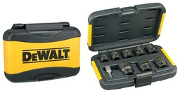 DeWALT набор торцевых головок 1/2, 1/4 DT7507 9 шт