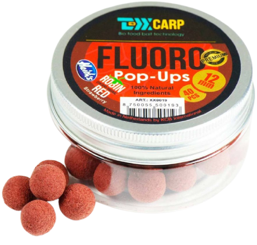 Бойлы TEXX Carp Fluoro Pop-Ups 15 мм 20 pcs Red Garlic  купить,NaN