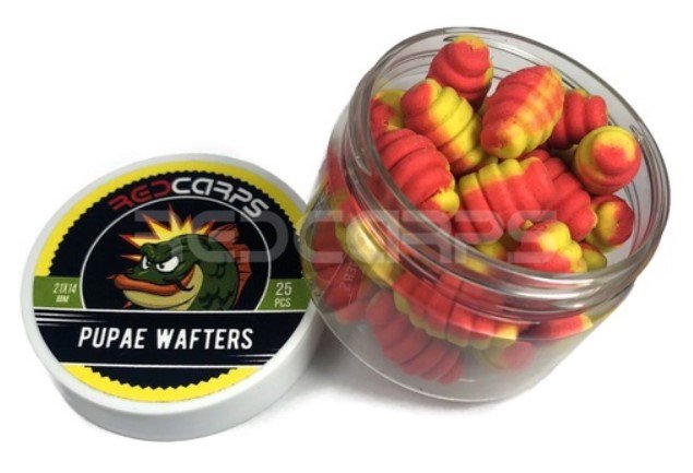 Бойлы Red Carps Pupae Wafters 21х14мм Мандарин купить,NaN