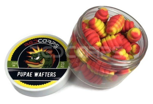 Бойлы Red Carps Pupae Wafters 21х14мм Мандарин купить,NaN