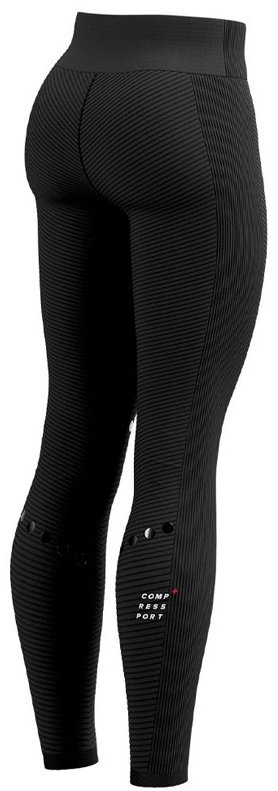 Тайтсы Compressport черный