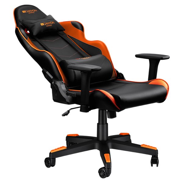Кресло игровое Canyon Deimos CND-SGCH4 черно-оранжевое