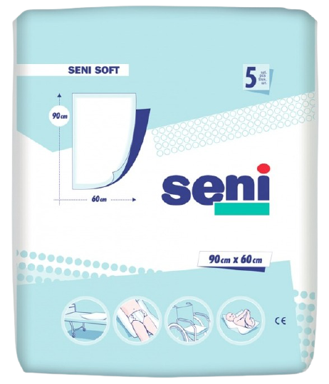 Пеленки гигиенические  Seni Soft 60х90см 5шт/уп
