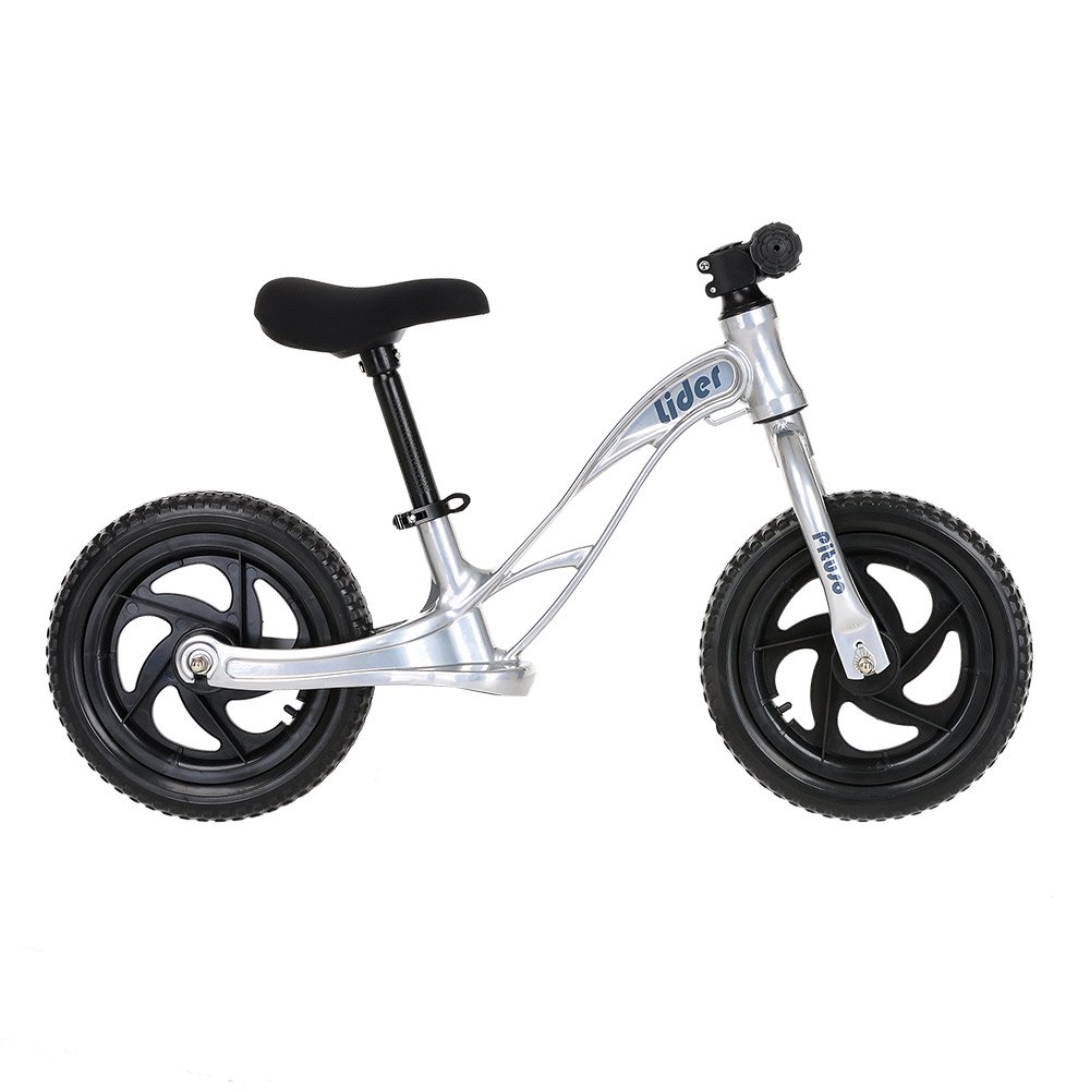 Беговел Pituso Lider EVA 12" серебристый - ForteMarket Беговел Pituso Lider EVA 12" серебристый купить,0