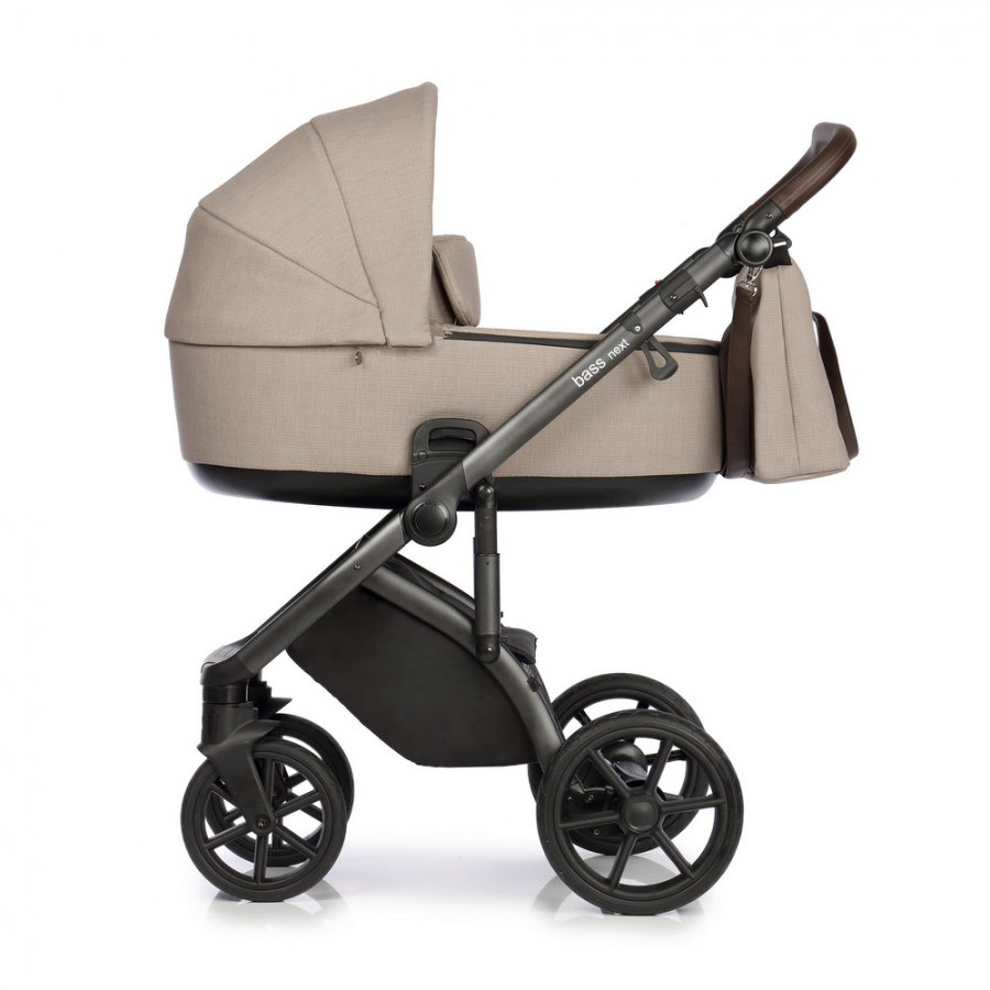 Коляска 2в1 Roan Bass Next Beige/Dark brown купить,NaN
