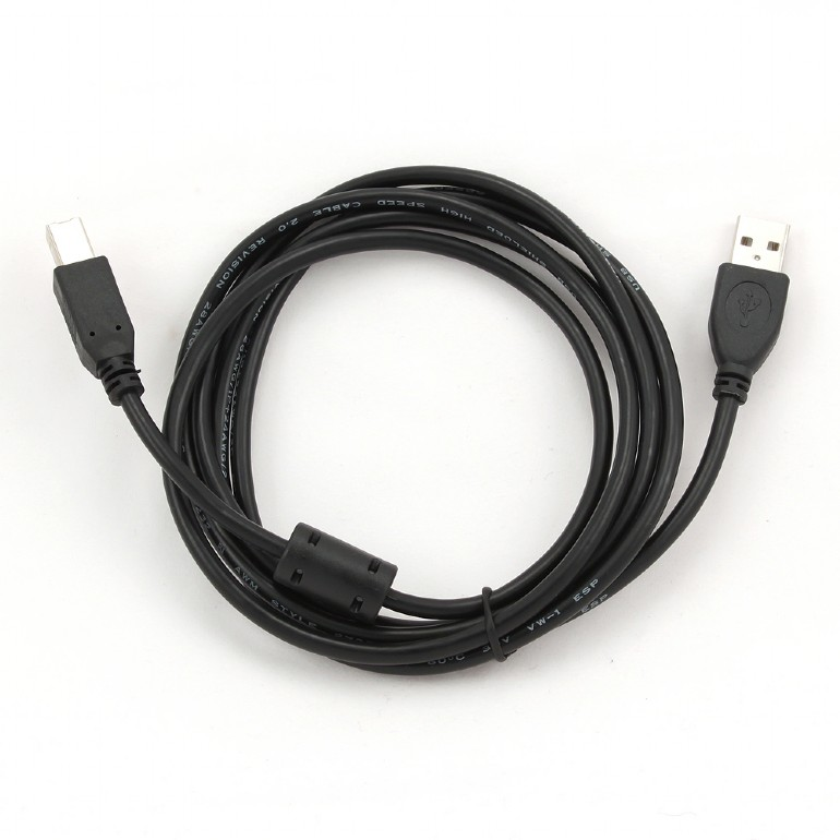 Кабель Cablexpert ССFB-USB2-AMBM-3M USB2.0 AM-BM 3м черный купить,0