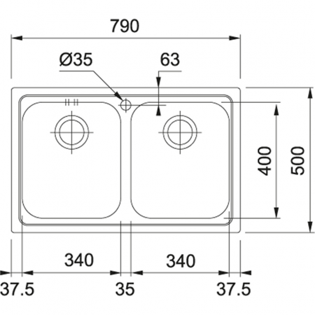 Кухонная мойка Franke LLX 620-79 101.0153.289 купить,0