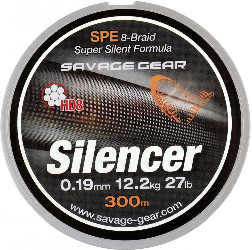 Леска Savage Gear HD8 Silencer Braid 0.09мм купить,NaN