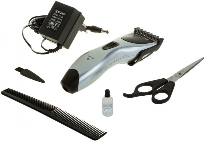 Машинка для стрижки Maxwell MW-2103 SR серебристая купить,NaN