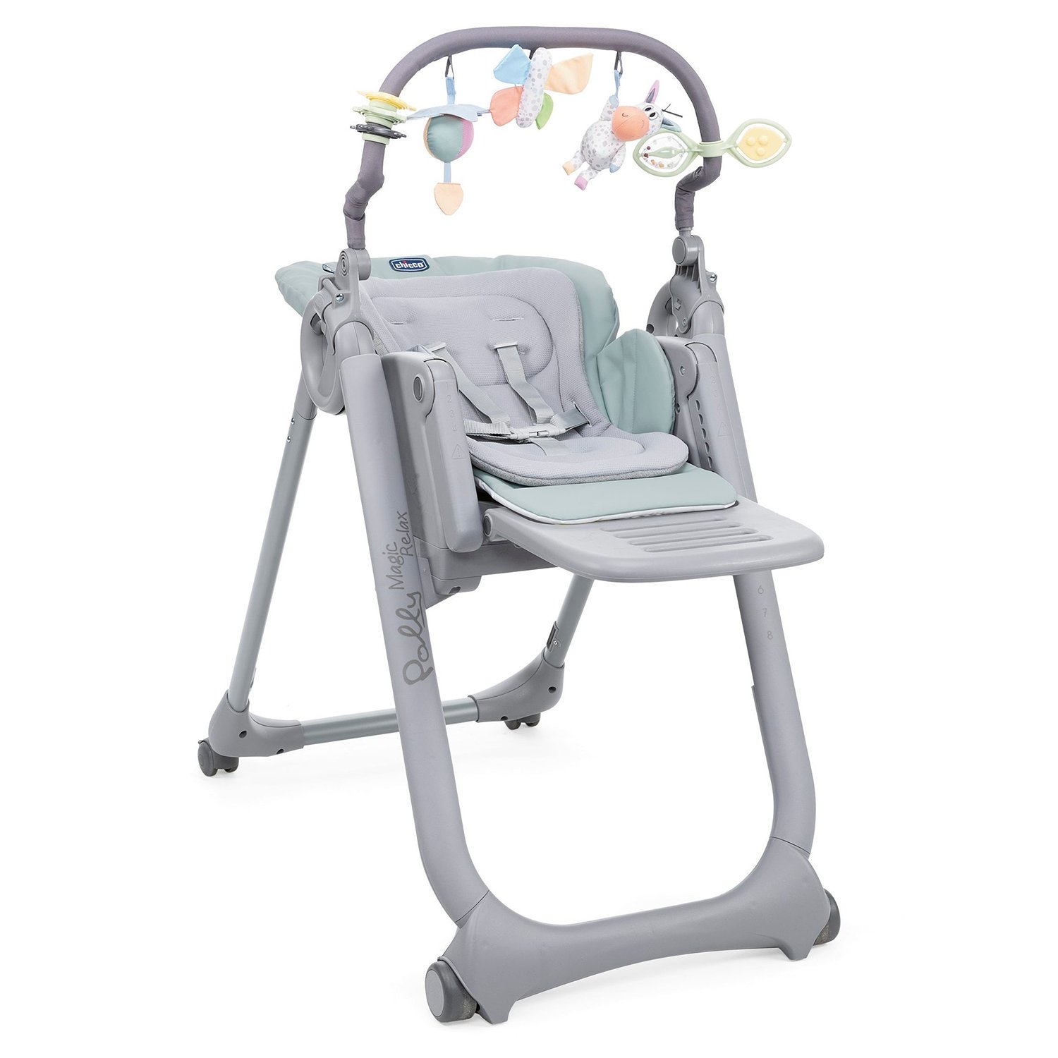 Стульчик для кормления Chicco Polly Magic Relax Antiguan Sky купить,NaN