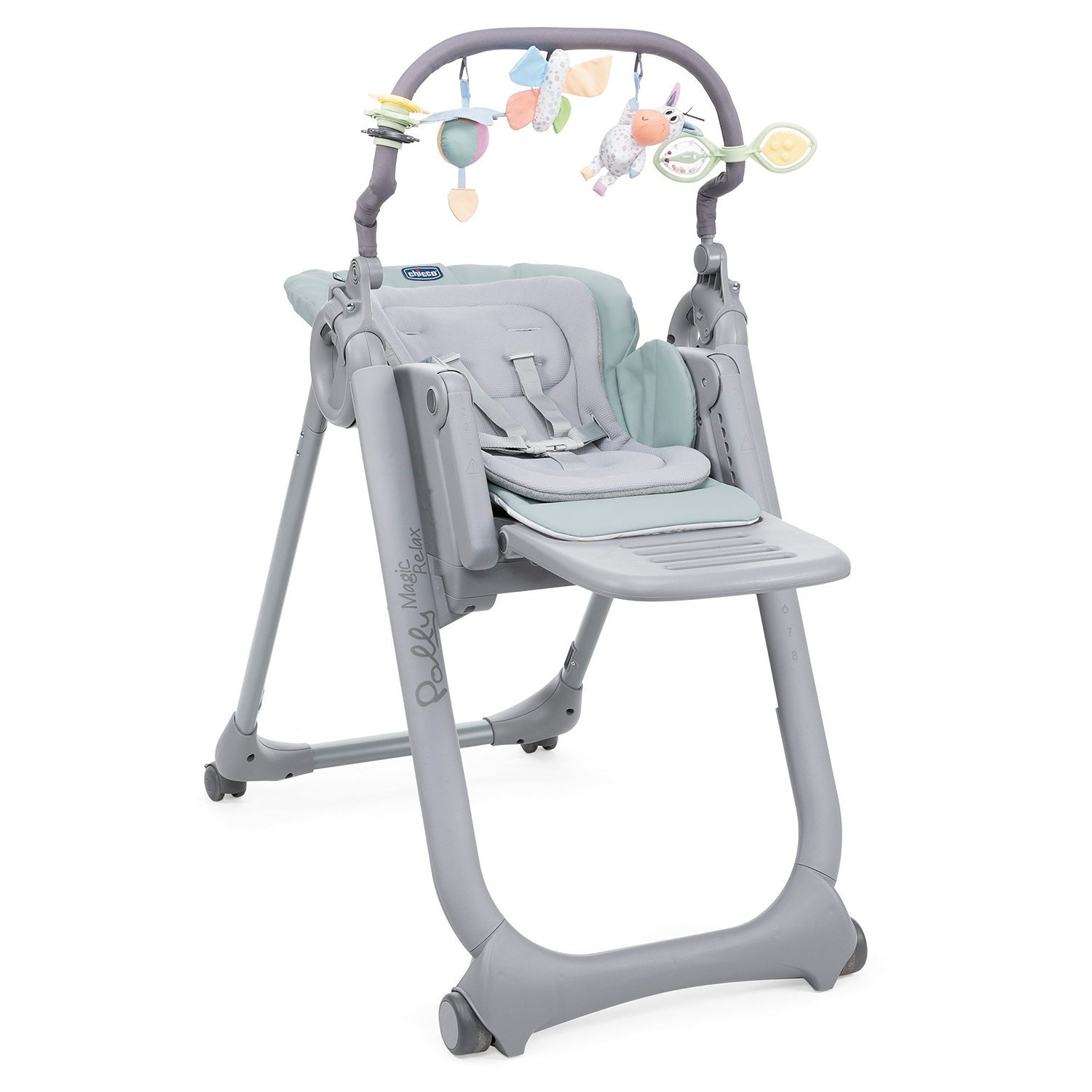 Стульчик для кормления Chicco Polly Magic Relax Antiguan Sky купить,NaN