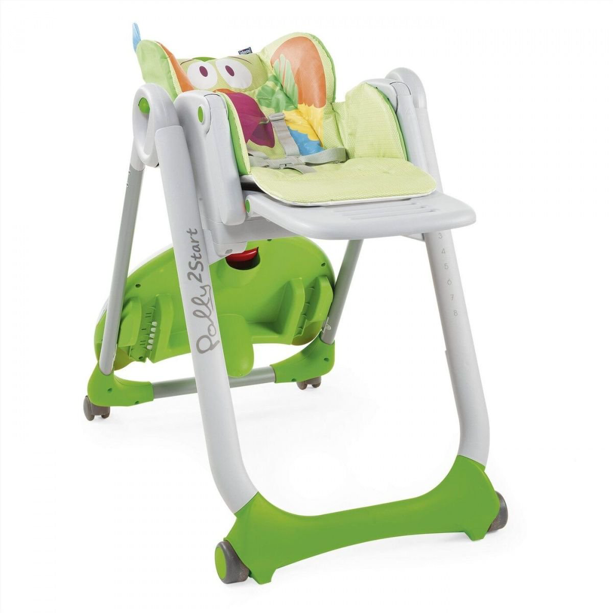 Стульчик для кормления Chicco Polly 2 Start Parrot купить,NaN