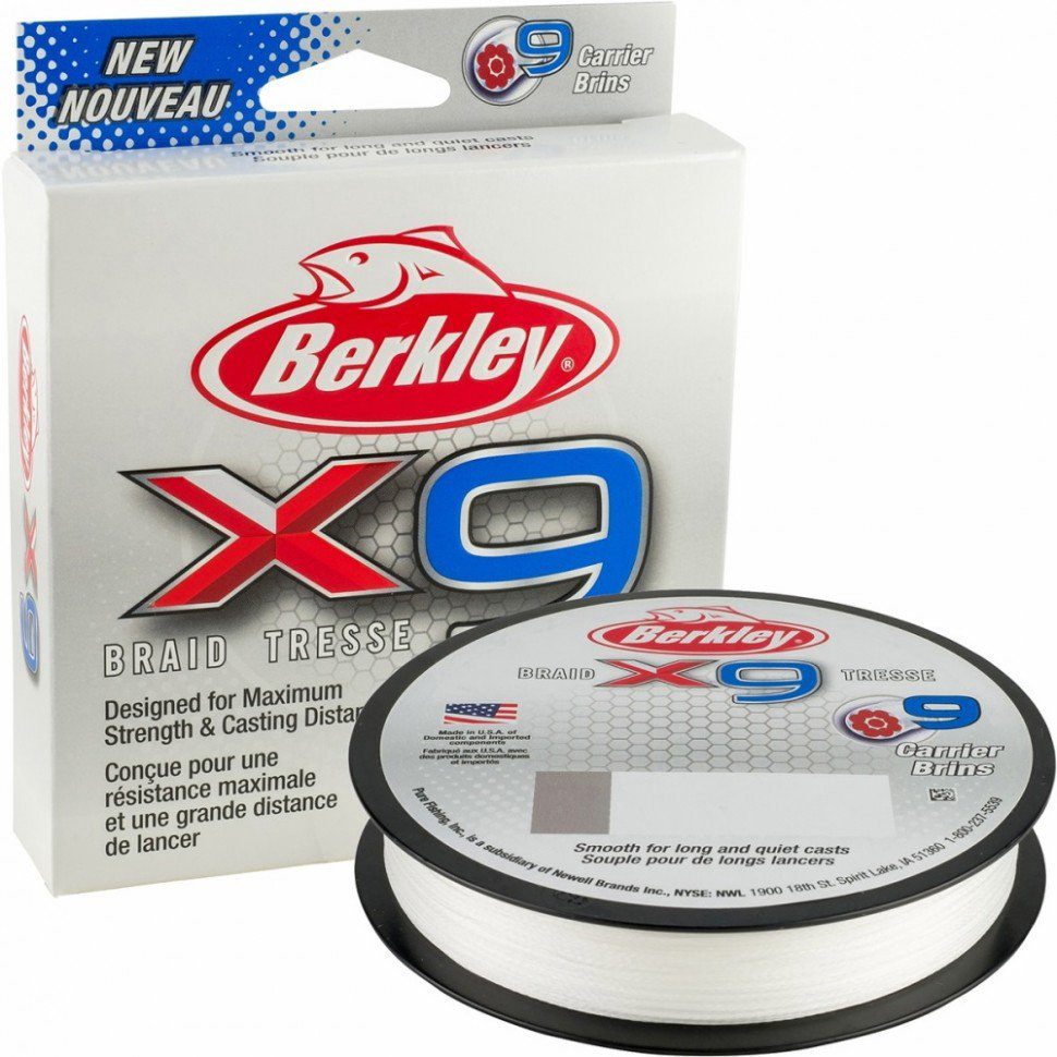 Леска Berkley X9 Braid Crystal 0.08мм купить,NaN