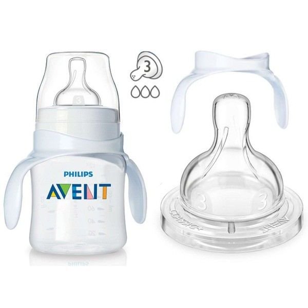 Набор тренировочный Avent с бутылочкой 125мл SCF625/02 купить,NaN