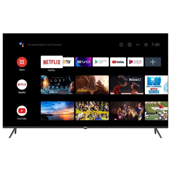 Телевизор Haier 50" 50 S1 LED 4K UHD Black купить,0