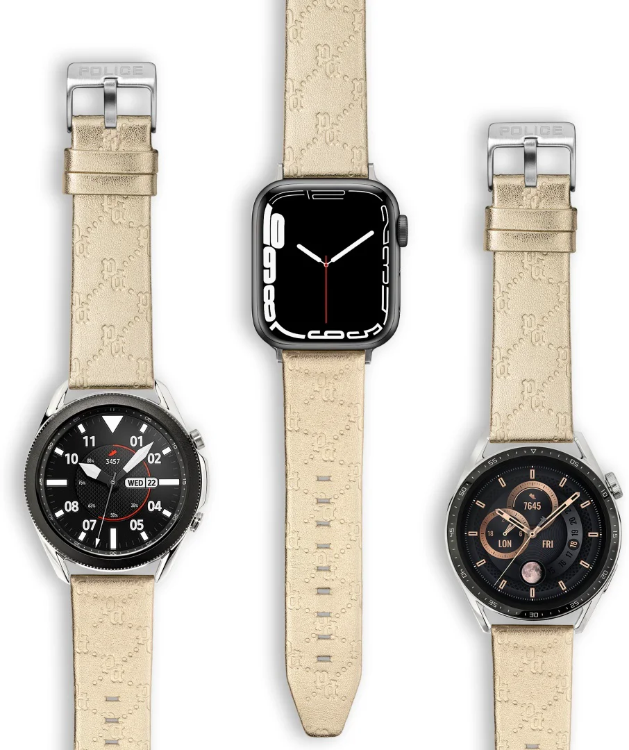 Ремешок для часов Police PEOUL0000405 натуральная кожа бежевый