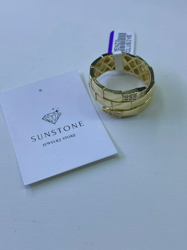 Кольцо Sunstone S039 17-19р 3.2гр